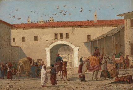 Caravanserai at Mylasa in Asia Minor 1845