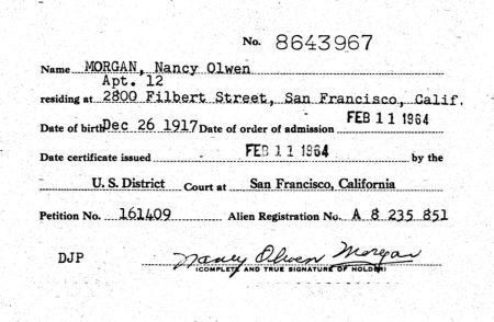 Nancy Morgan US citizen