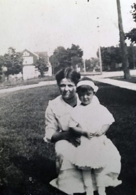 Catherine Phillips with her daughter Catherine