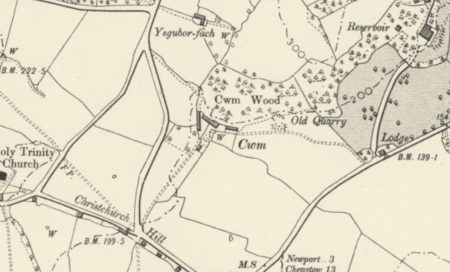 Cwm Farm, Christchurch location