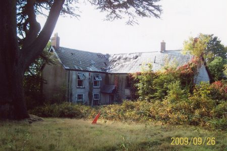 Draenllwyn Farm derelict 2009