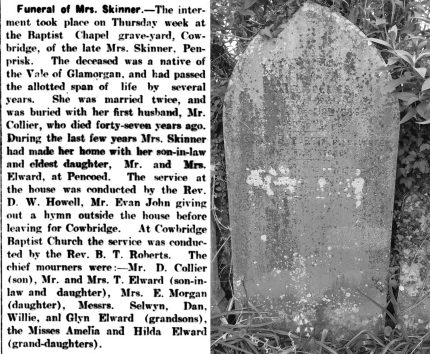 Mary's grave and report