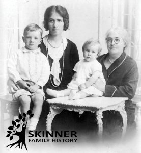 Beatrice Phillips with family