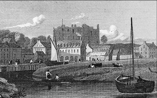 The river and quay c.1830