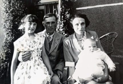 Gus and Olive Phillips and children