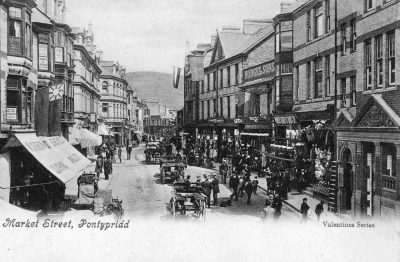 Market Street, Pontypridd 1920s
