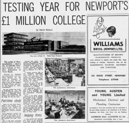 Newport College F.E. 1970 Newport College F.E. 1970