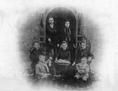 The Phillips family of Bryngwyn Farm c.1890 The Phillips family of Bryngwyn Farm