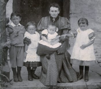 Sarah Ann Phillips with children