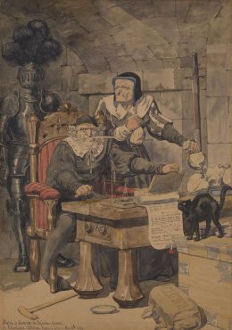 Sketch to Illustrate the Passions Avarice