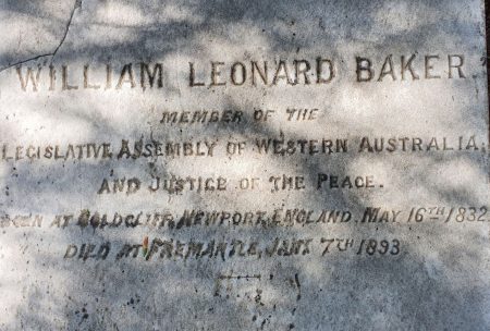 W.L. Baker grave