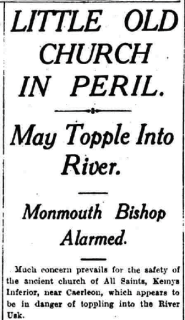 Western Mail 1932 church in peril crop