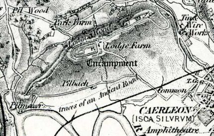 Lodge Hill 1883 map