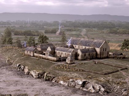 Goldcliffe priory reconstruction